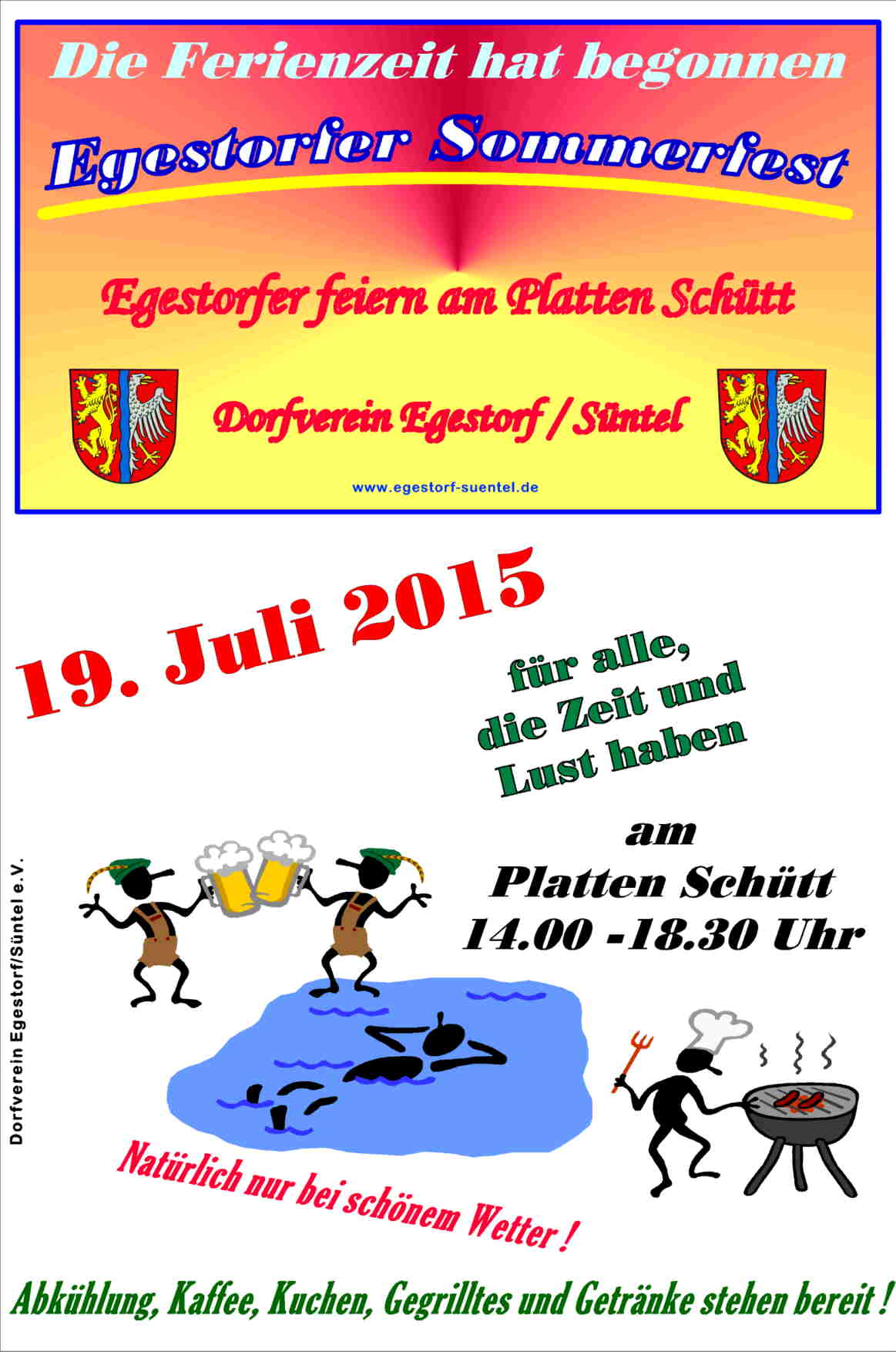 Einladung Sommerfest Dorfverein