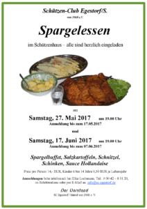 Einladung zum Spargelessen