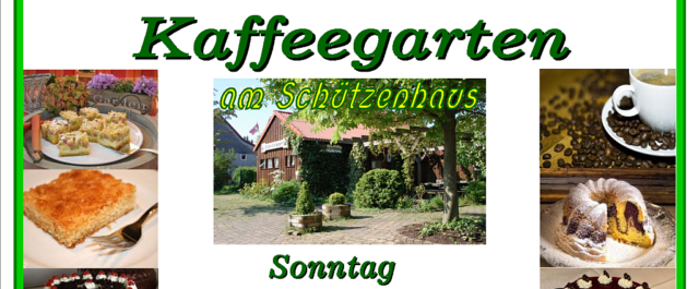 Einladung zum Kaffeegarten